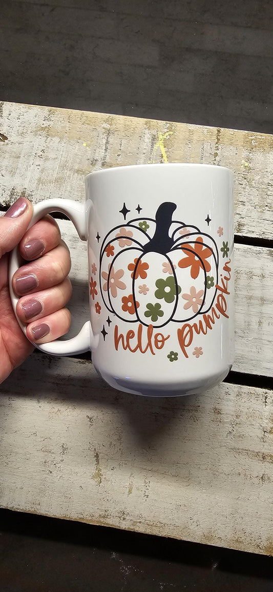 Cute Pumpkin Mug | Fall Mug