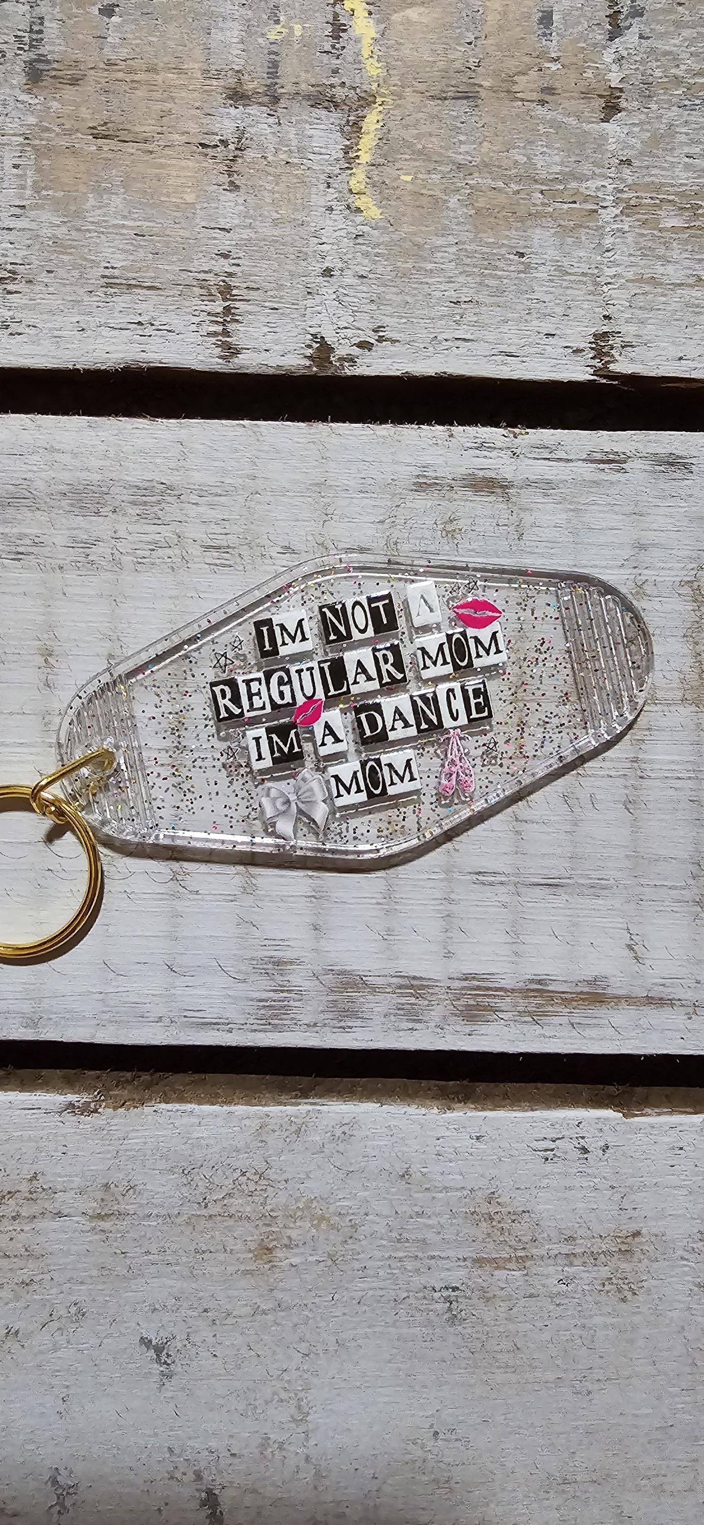 Dance Mom Keychain - Burn Book Font